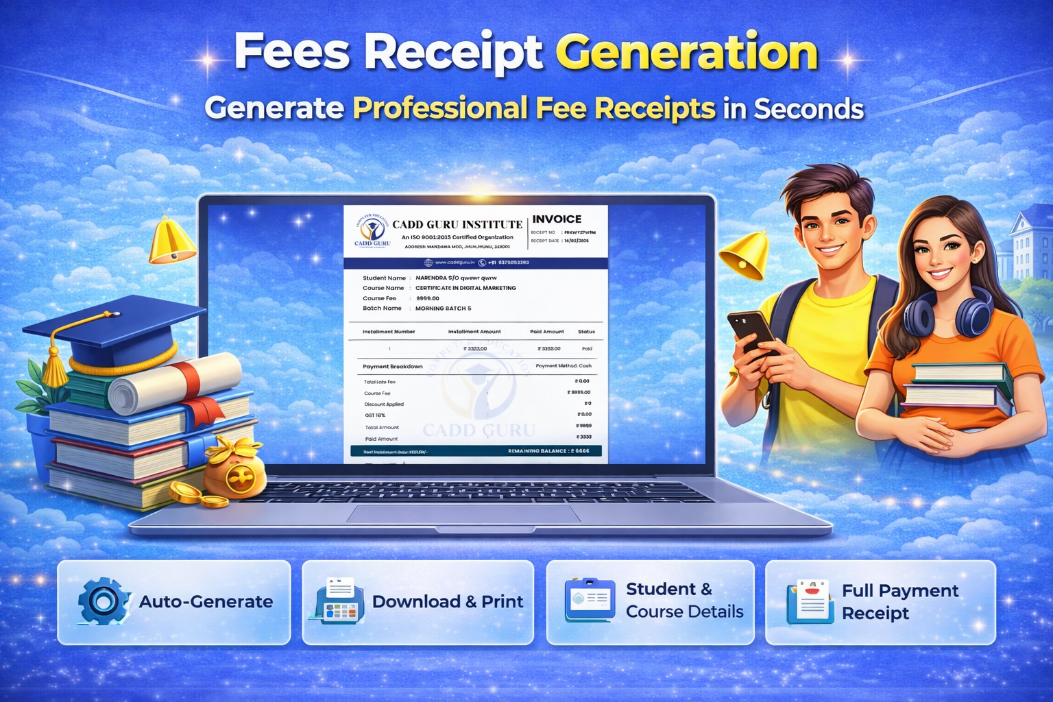 Fees Receipt Genration