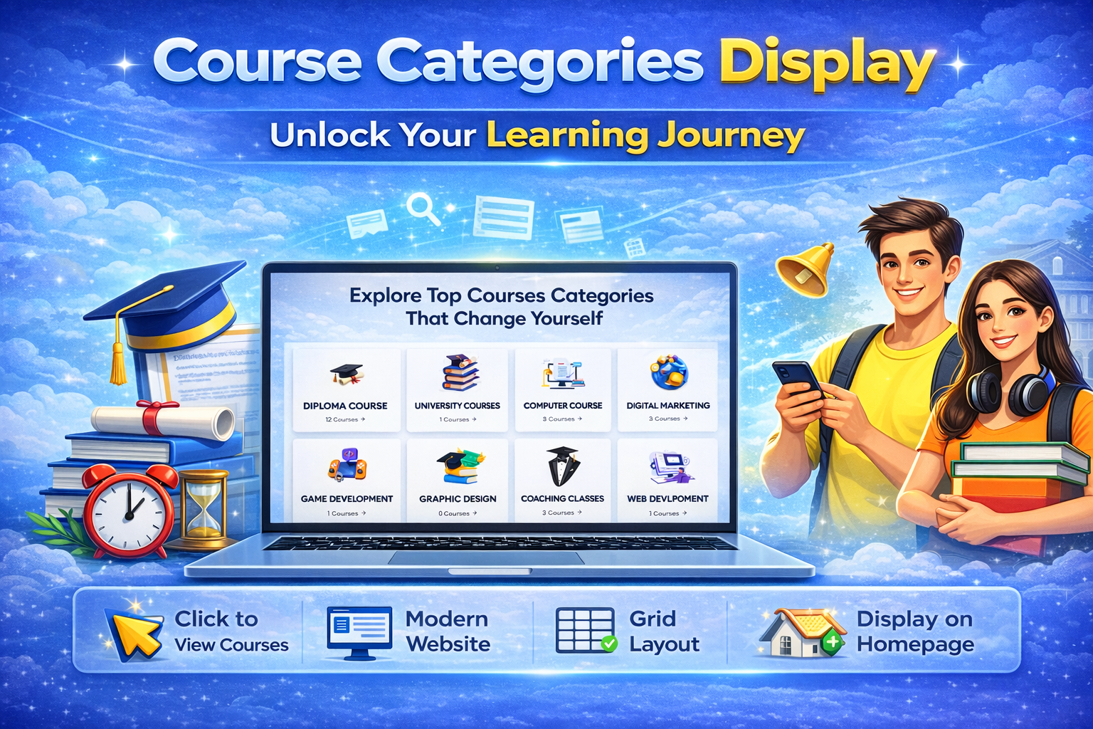 Course Categories Display